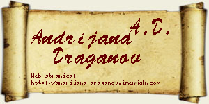 Andrijana Draganov vizit kartica